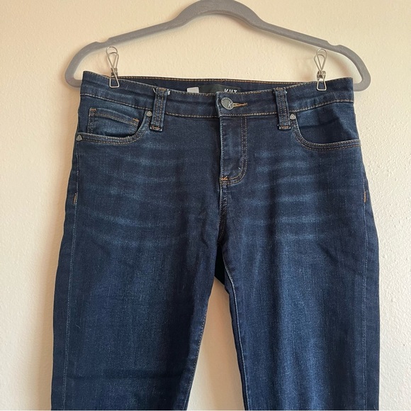 Kut from the Kloth Connie Raw Hem Ankle With Zipper Skinny Jeans Size 4 - Picture 5 of 12